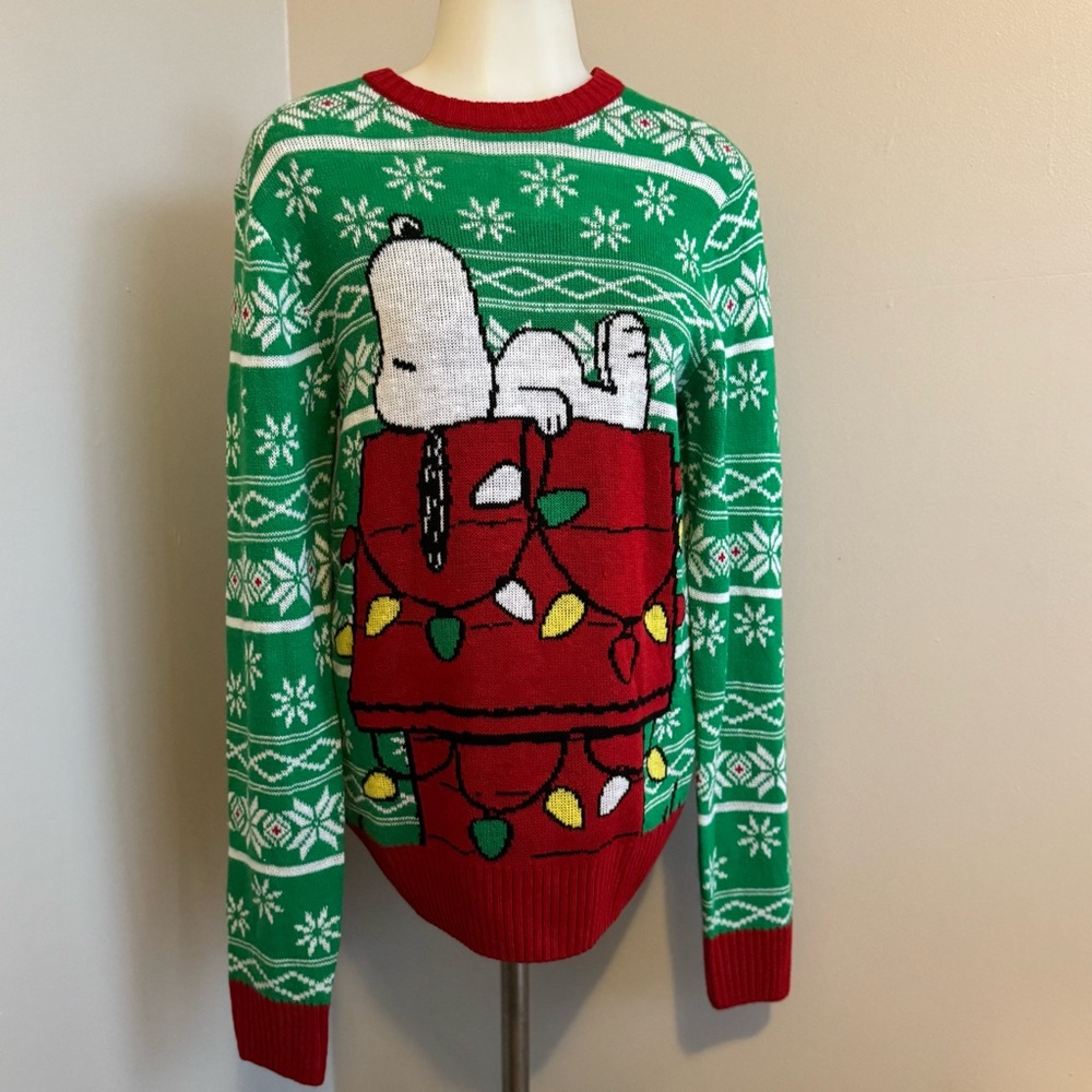 Peanuts Snoopy Christmas Holiday Ugly Sweater